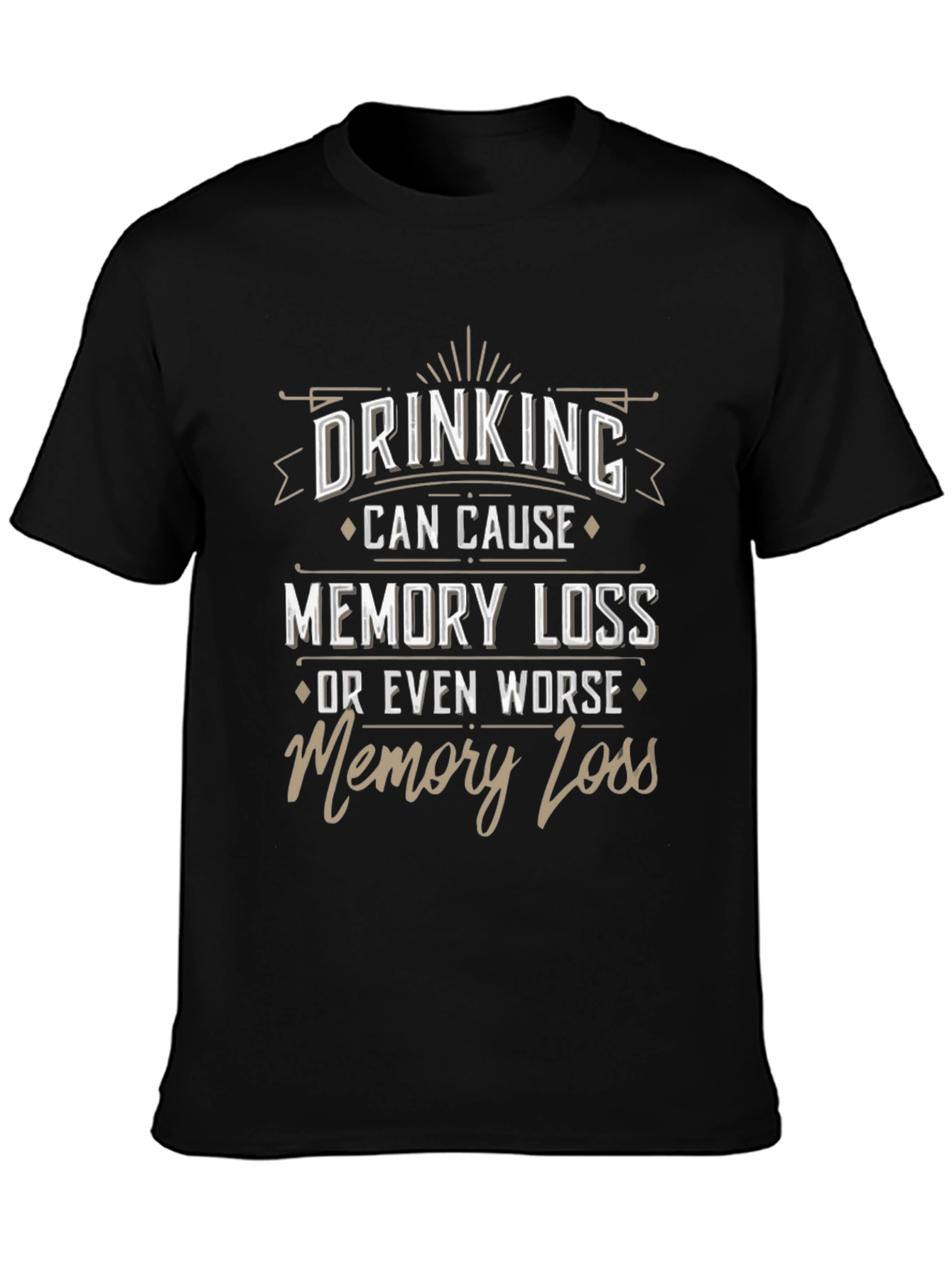 Humorous Drinking Graphic Tee