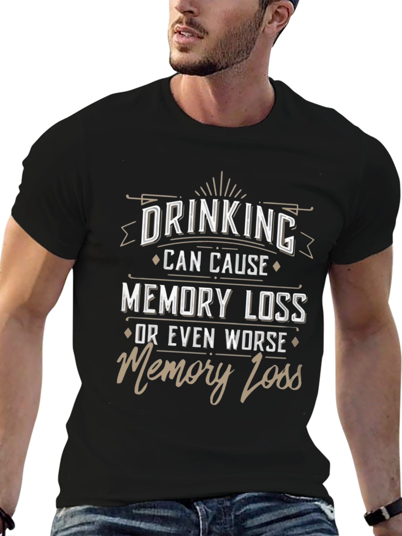 Humorous Drinking Graphic Tee