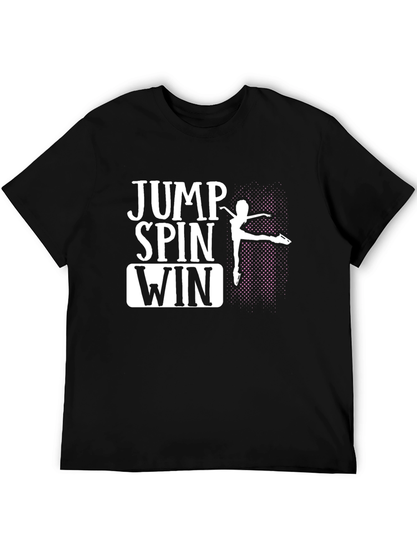 Jump Spin Win Figure Skating Graphic Tee