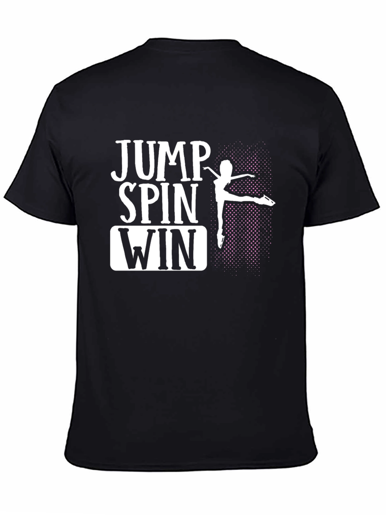 Jump Spin Win Figure Skating Graphic Tee