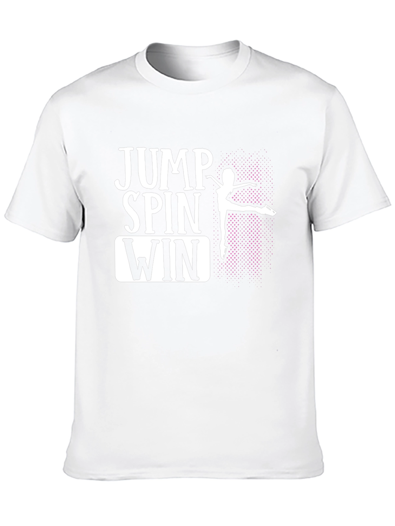 Jump Spin Win Figure Skating Graphic Tee