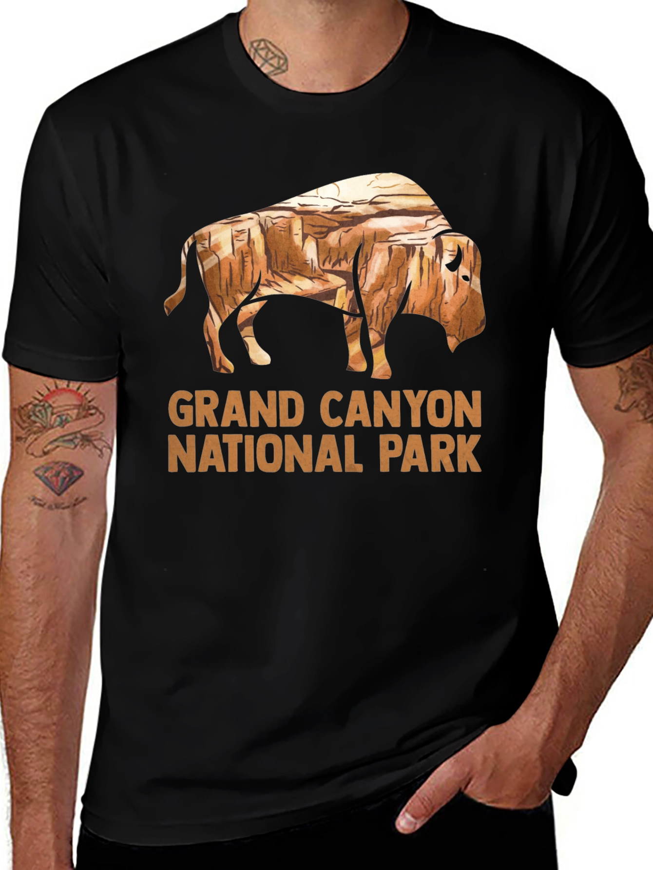 Grand Canyon National Park Buffalo T-Shirt