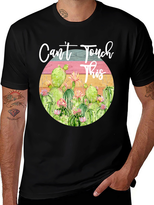 Cactus Graphic Tee - Cant Touch This T-Shirt