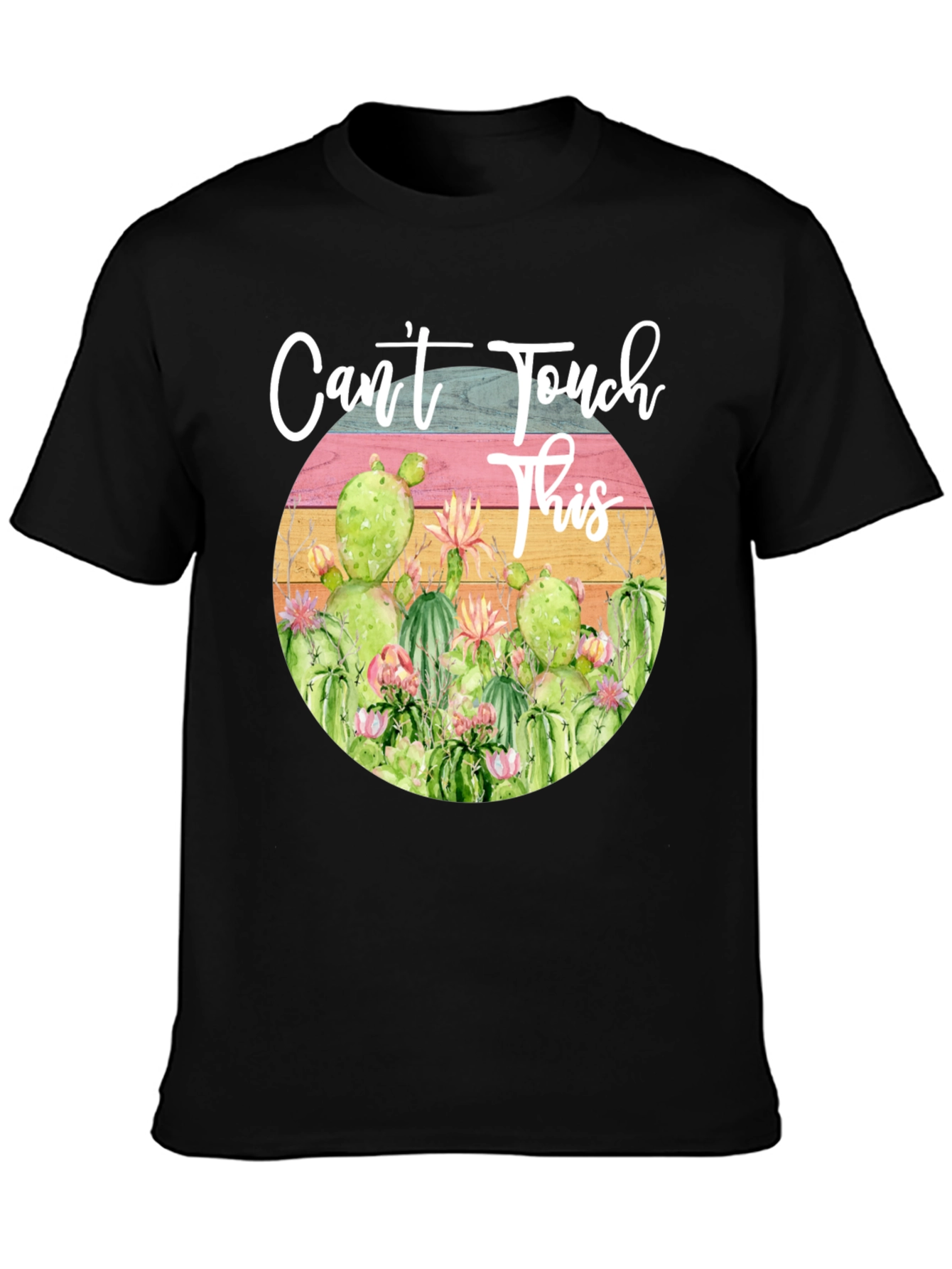 Cactus Graphic Tee - Cant Touch This T-Shirt