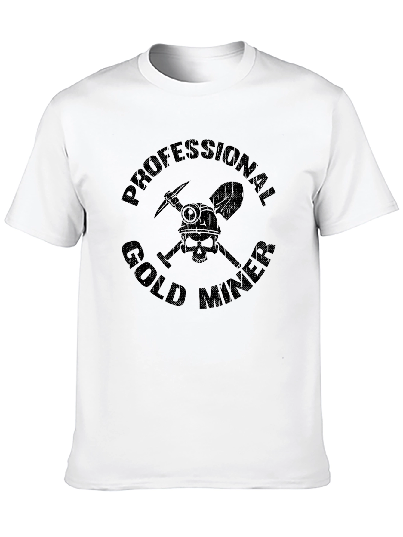 Professional Gold Miner Black T-Shirt