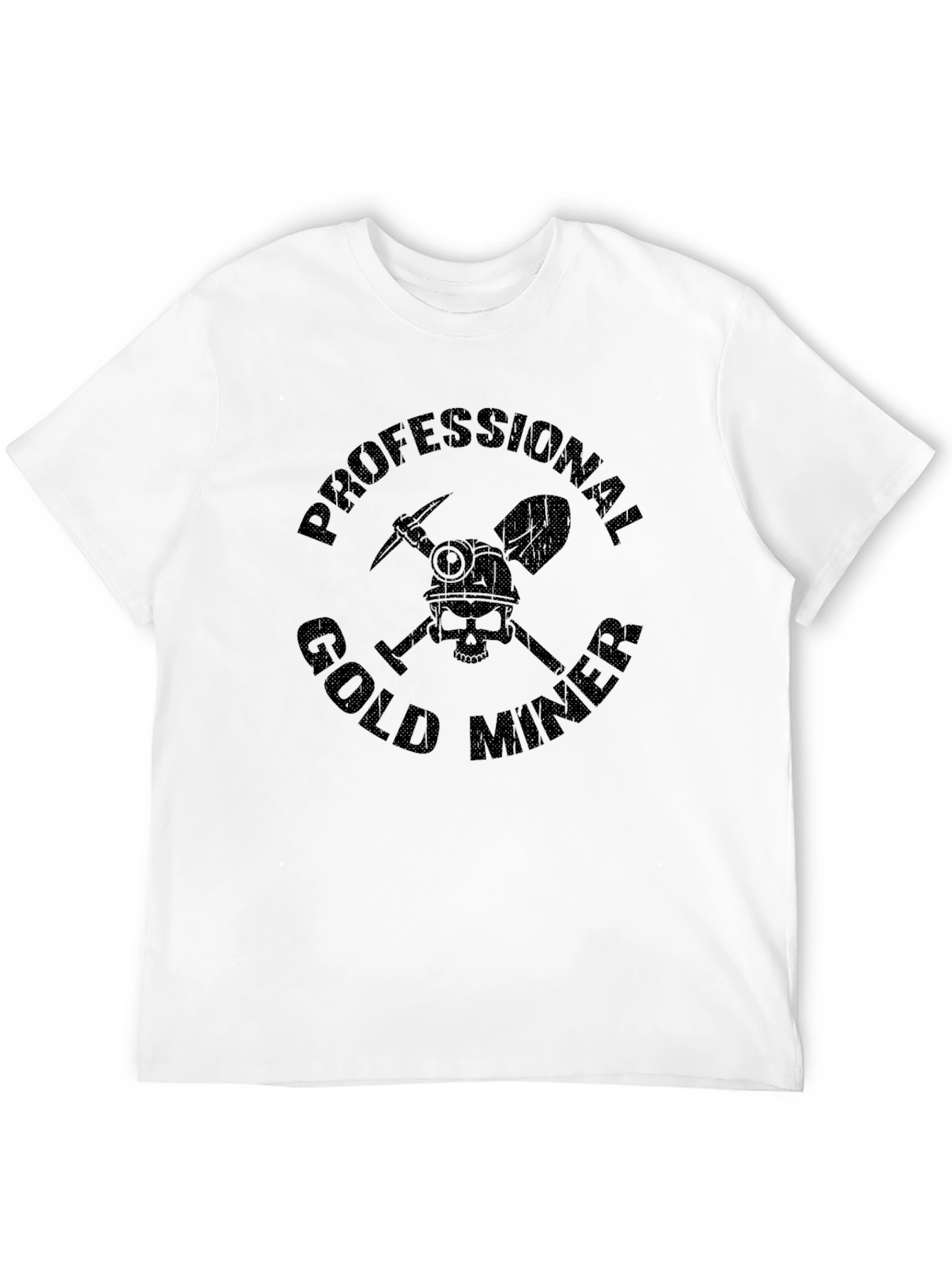 Professional Gold Miner Black T-Shirt