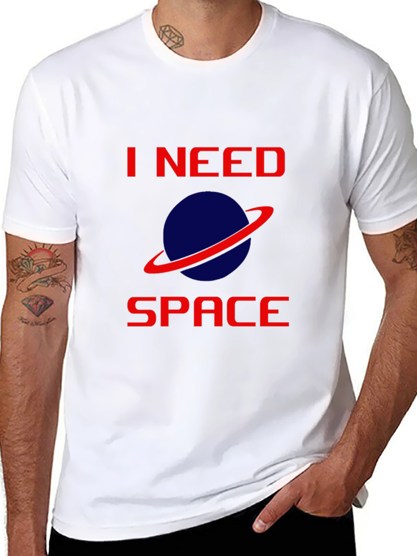 I Need Space T-Shirt - Trendy Planet Design