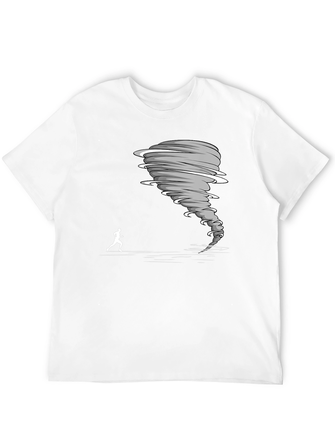 Tornado Chaser Graphic Tee - Black Cotton