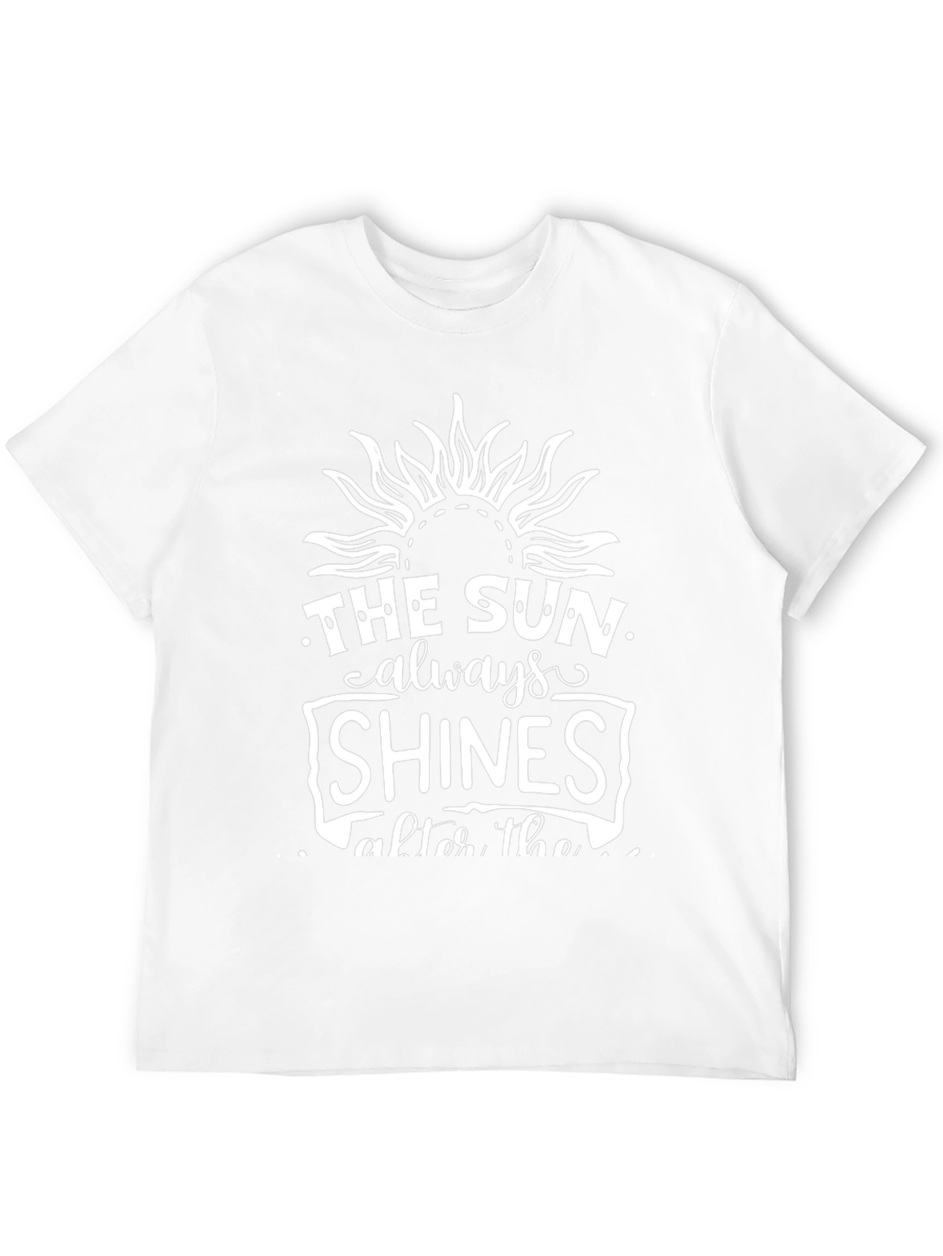 The Sun Always Shines Black Graphic Tee
