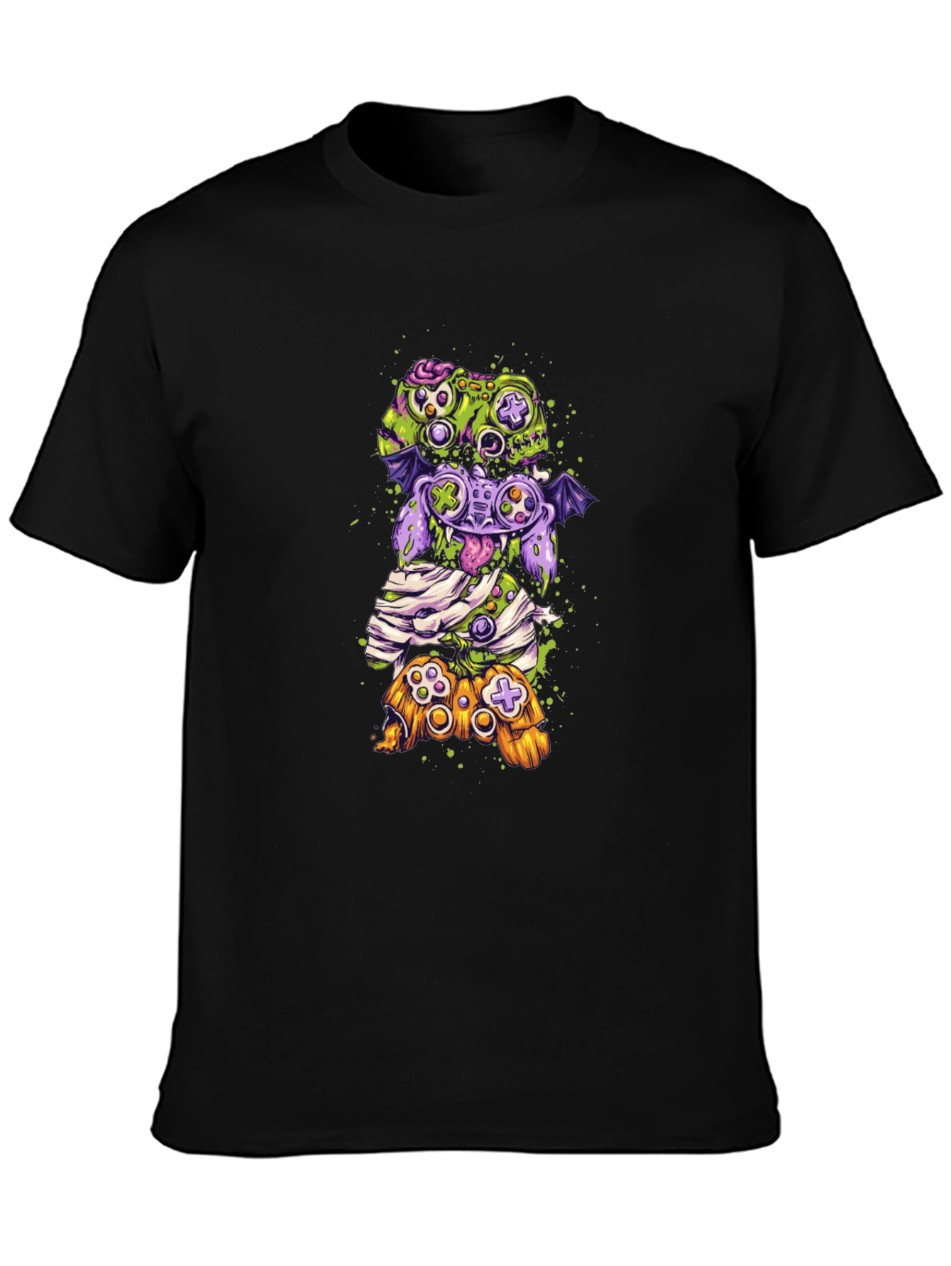 Zombie Gamer T-Shirt - Controller Monster Mash Tee