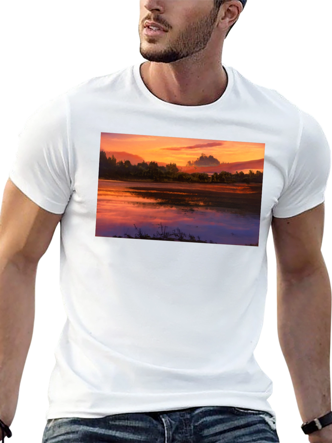 Sunset Lake Graphic Tee