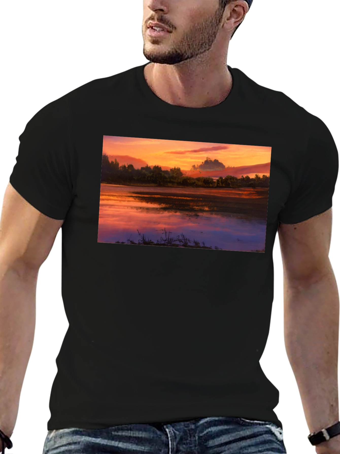 Sunset Lake Graphic Tee
