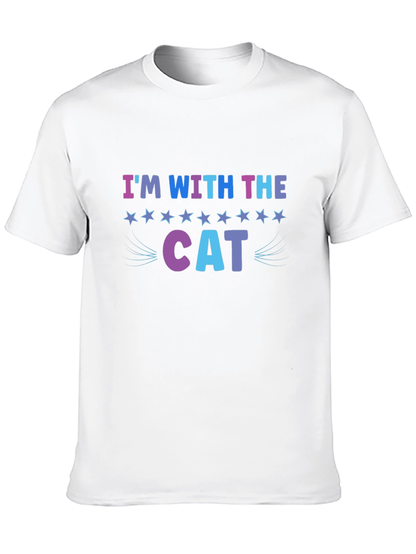 Im With The Cat T-Shirt Starry Design