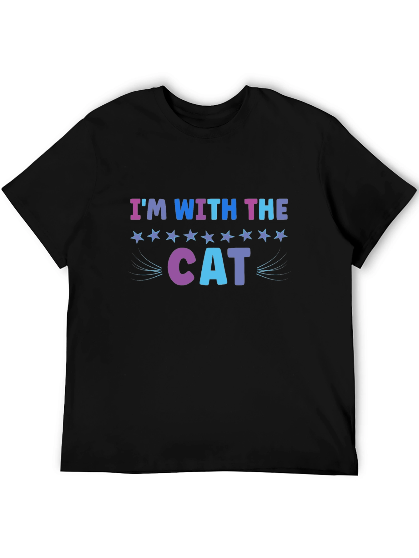 Im With The Cat T-Shirt Starry Design