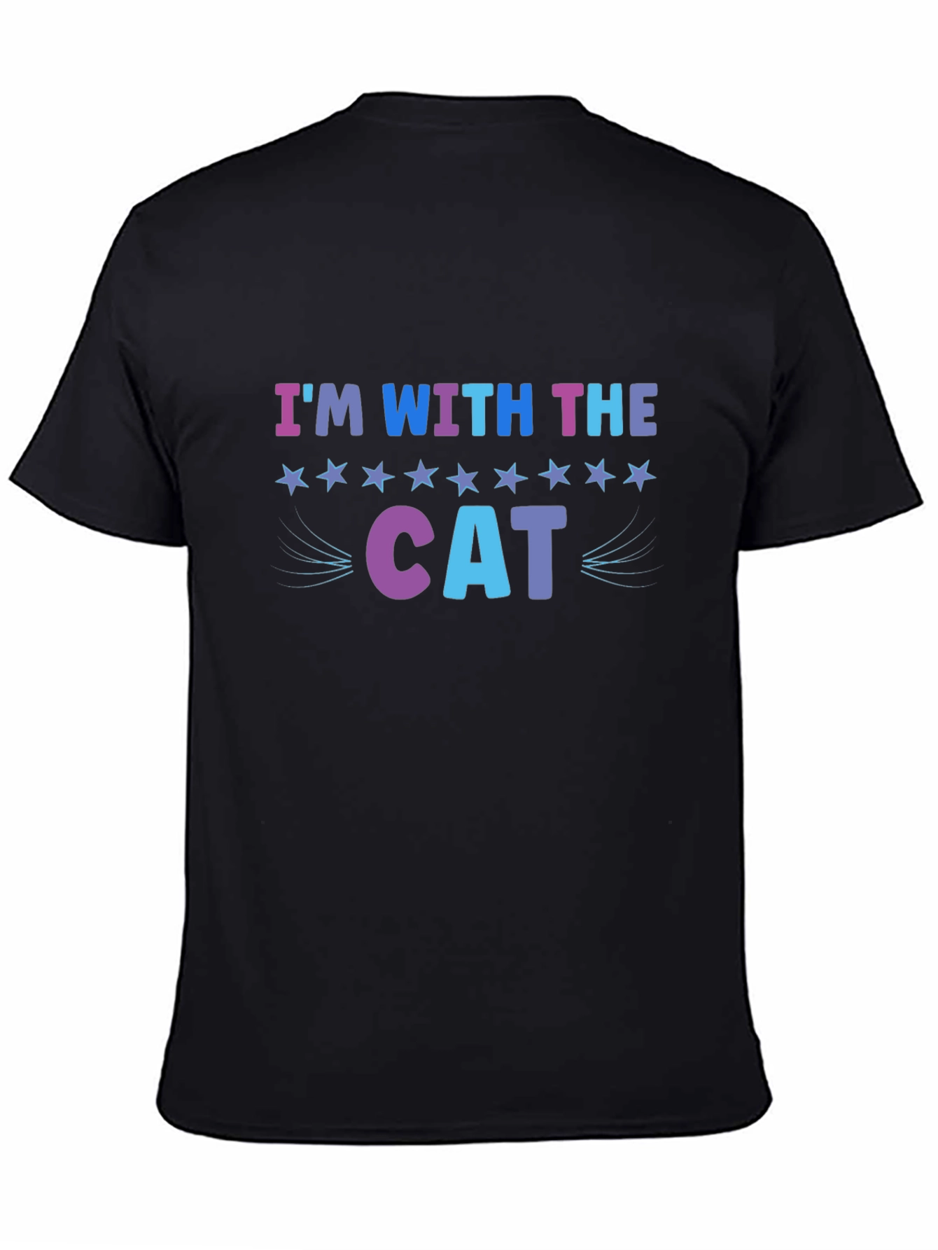 Im With The Cat T-Shirt Starry Design