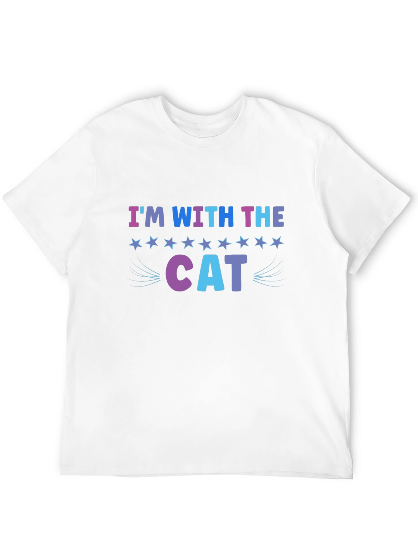 Im With The Cat T-Shirt Starry Design