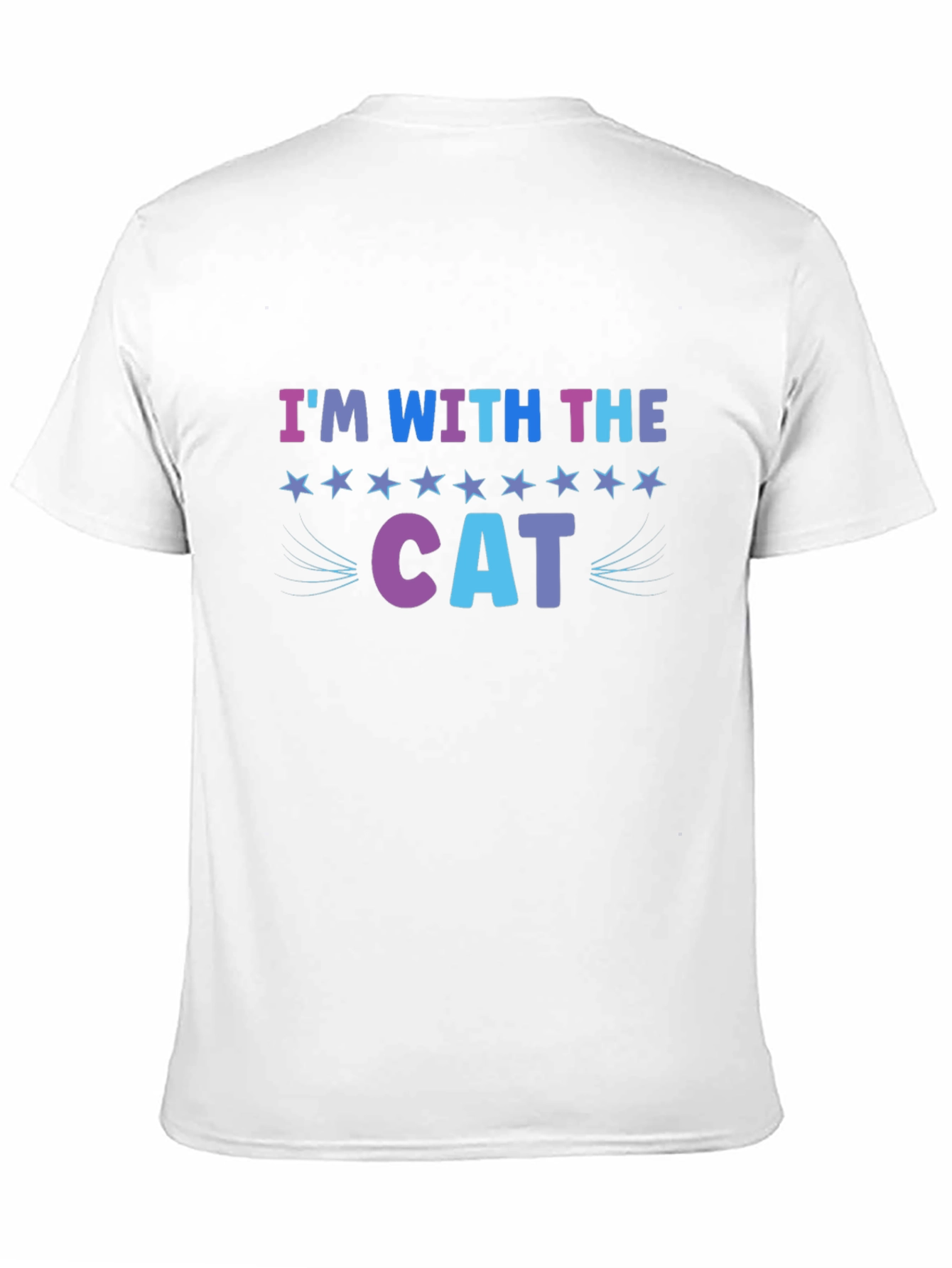 Im With The Cat T-Shirt Starry Design