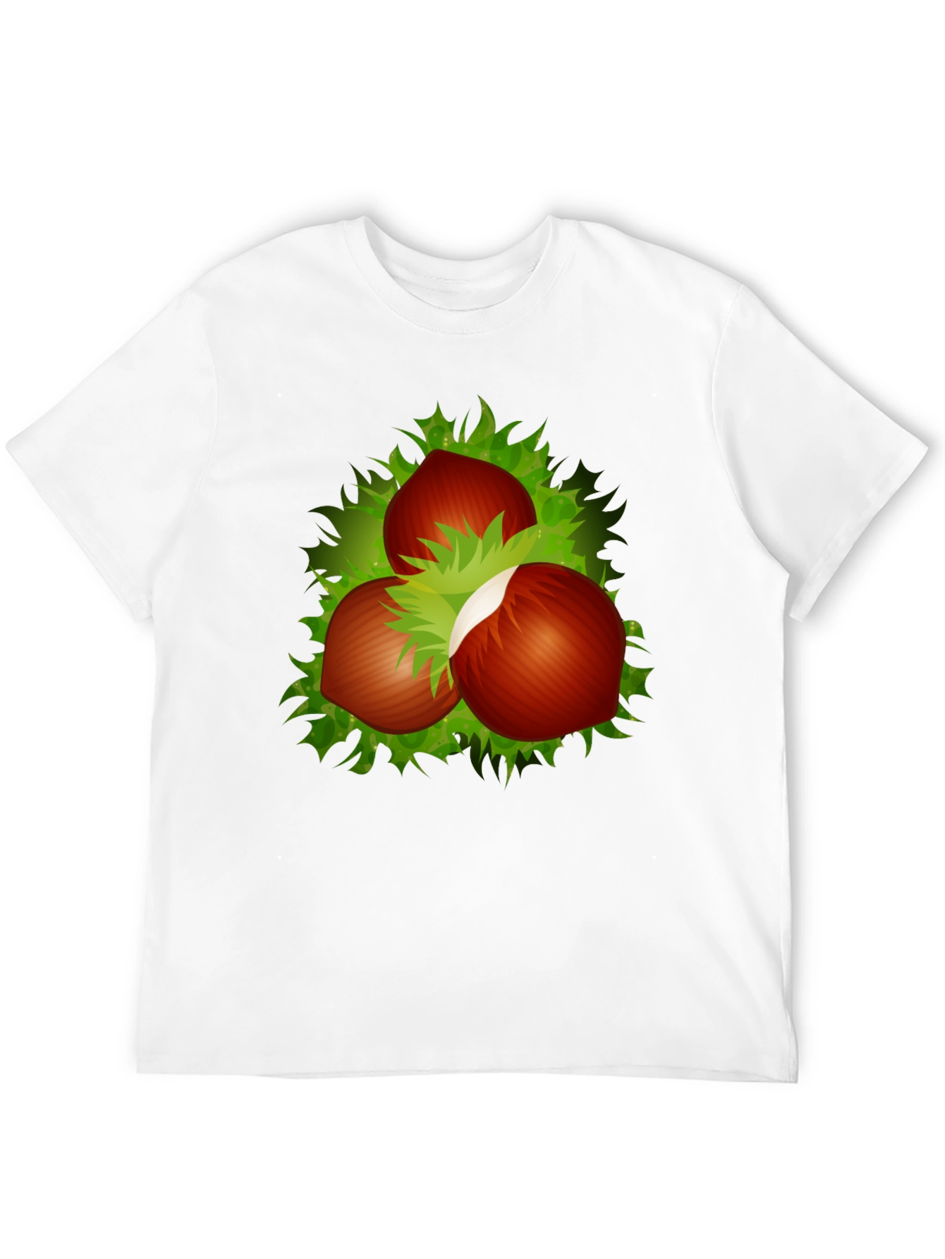 Hazelnut Cluster Graphic Black T-Shirt