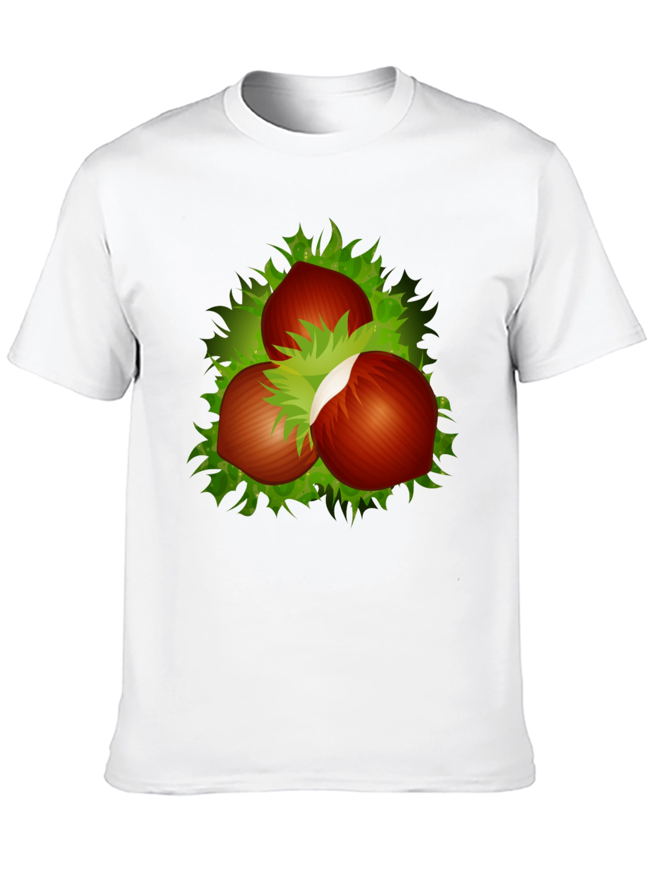 Hazelnut Cluster Graphic Black T-Shirt