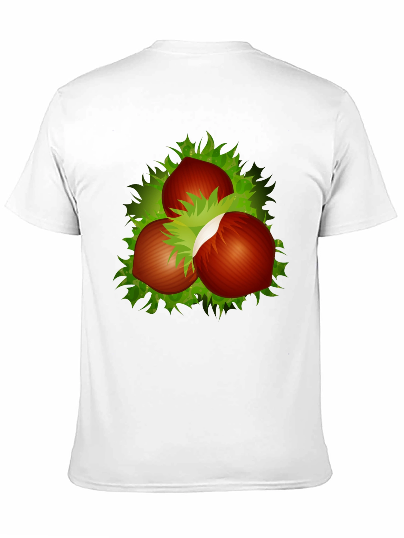 Hazelnut Cluster Graphic Black T-Shirt