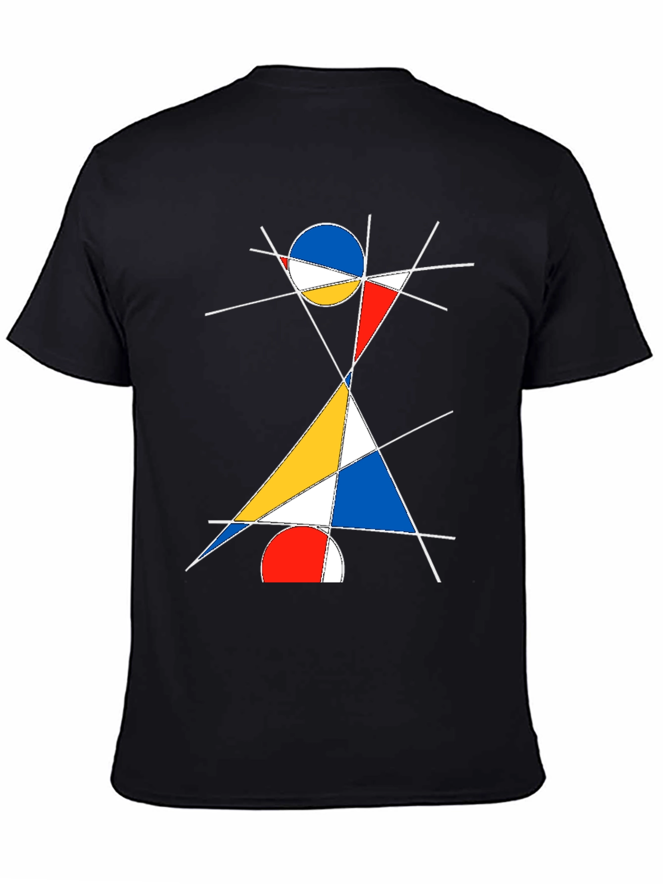 Abstract Geometric T-Shirt: Modern Art Design