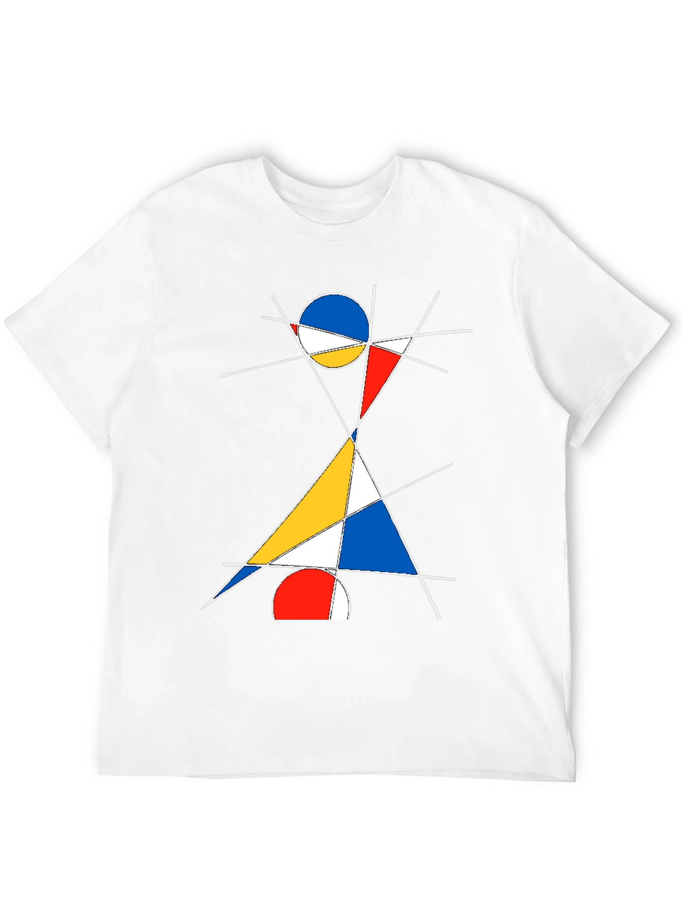 Abstract Geometric T-Shirt: Modern Art Design