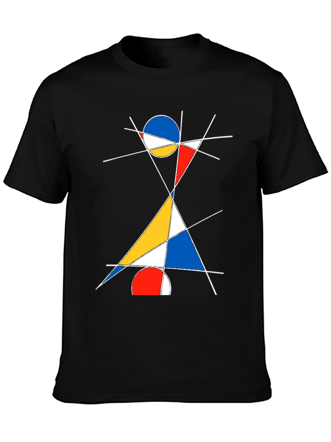 Abstract Geometric T-Shirt: Modern Art Design
