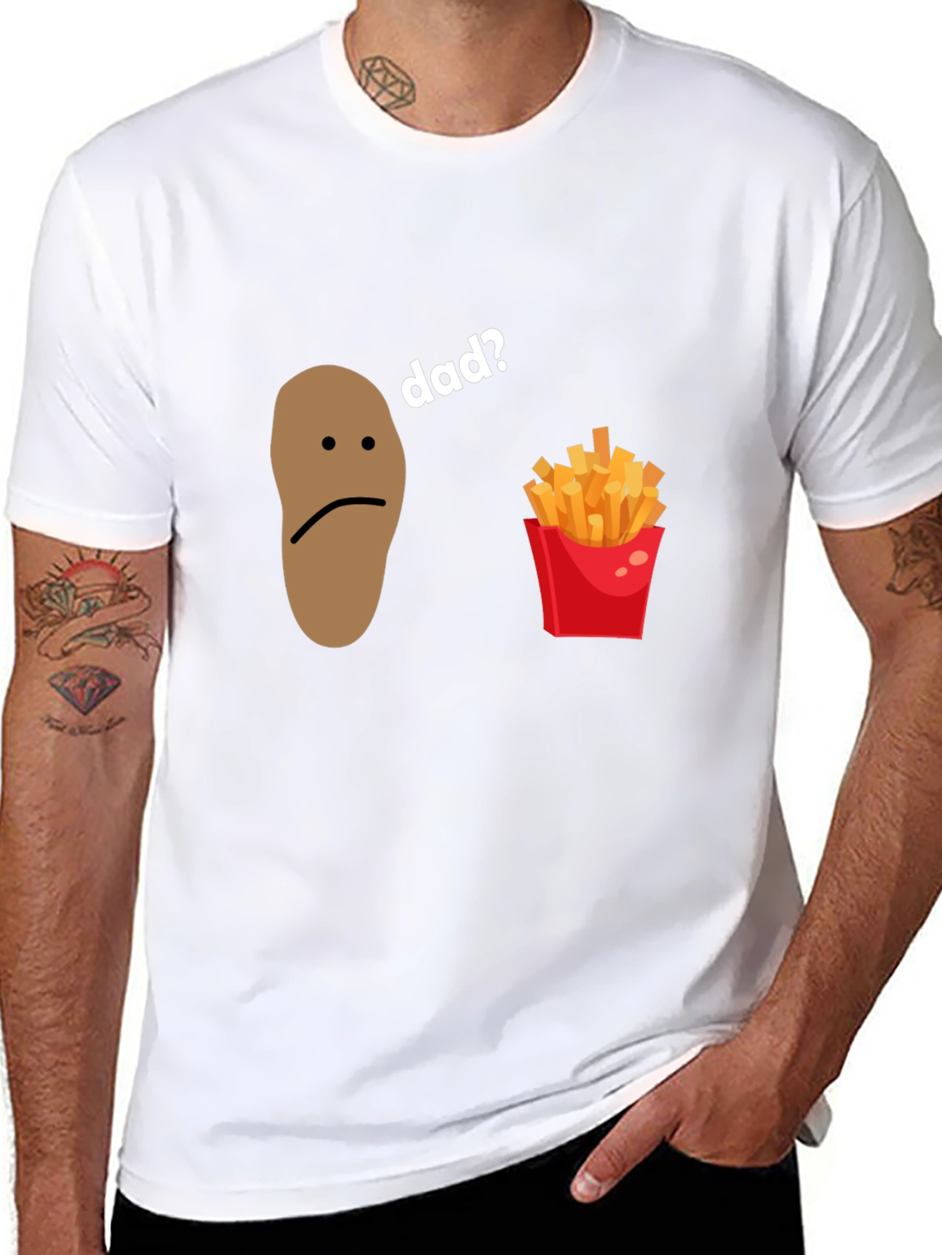 Sad Potato Dad Joke T-Shirt
