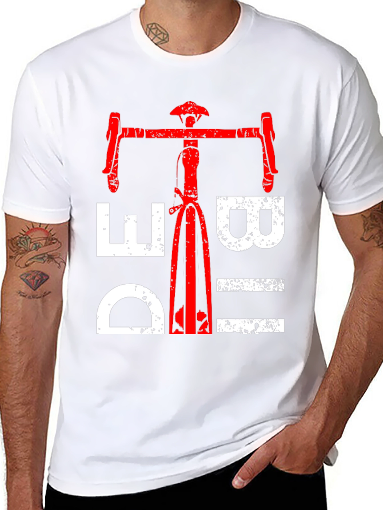 Cycling Graphic Tee - De Bile Design