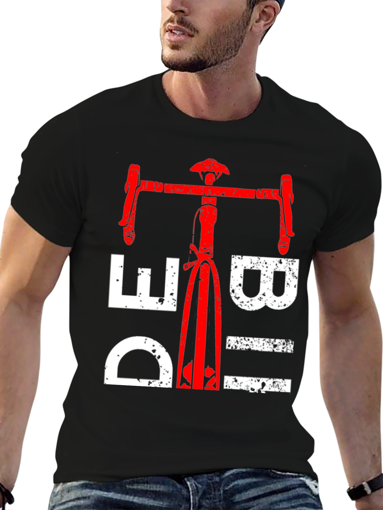 Cycling Graphic Tee - De Bile Design