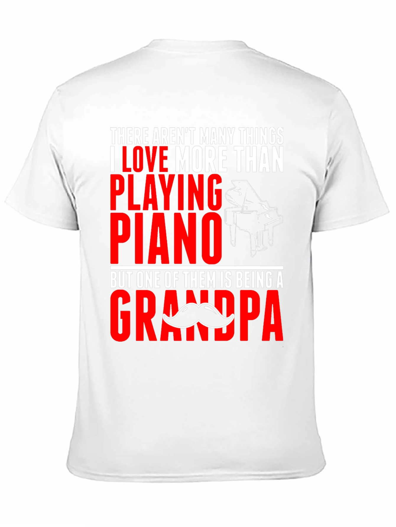 Piano Playing Grandpa T-Shirt