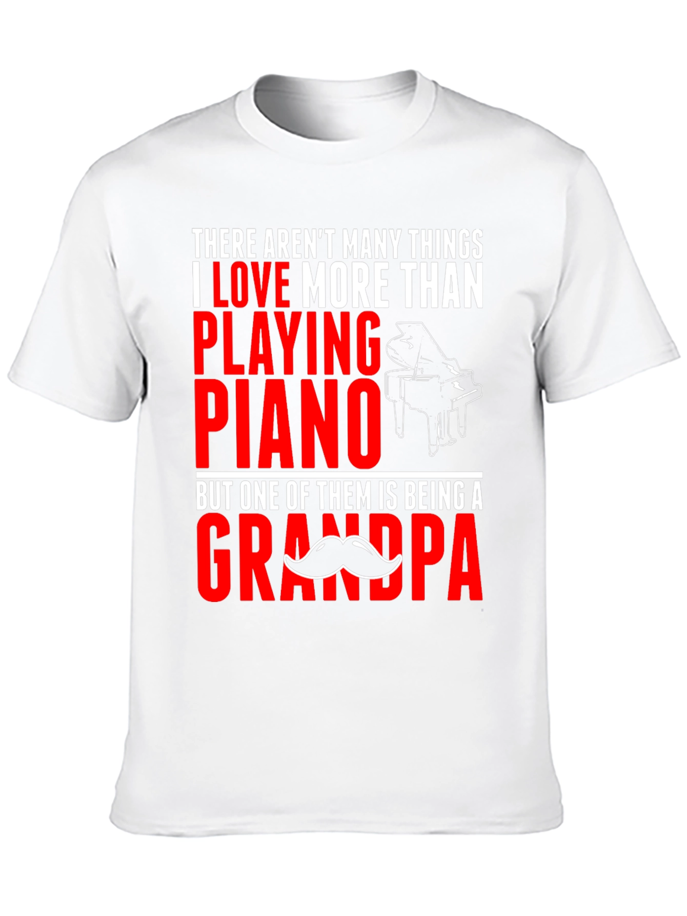 Piano Playing Grandpa T-Shirt