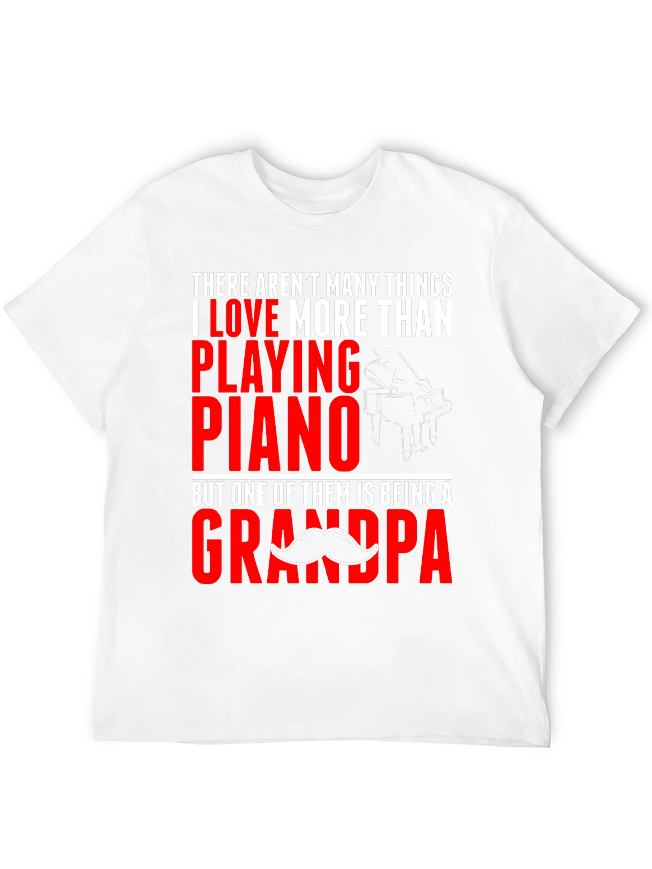 Piano Playing Grandpa T-Shirt