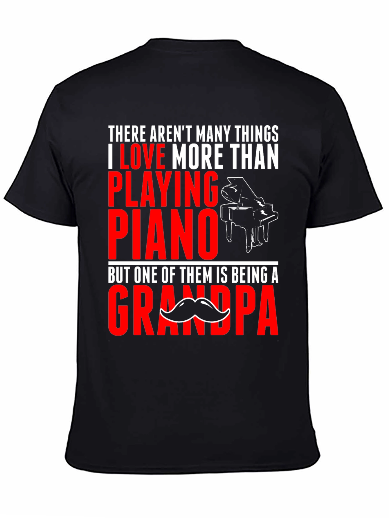 Piano Playing Grandpa T-Shirt