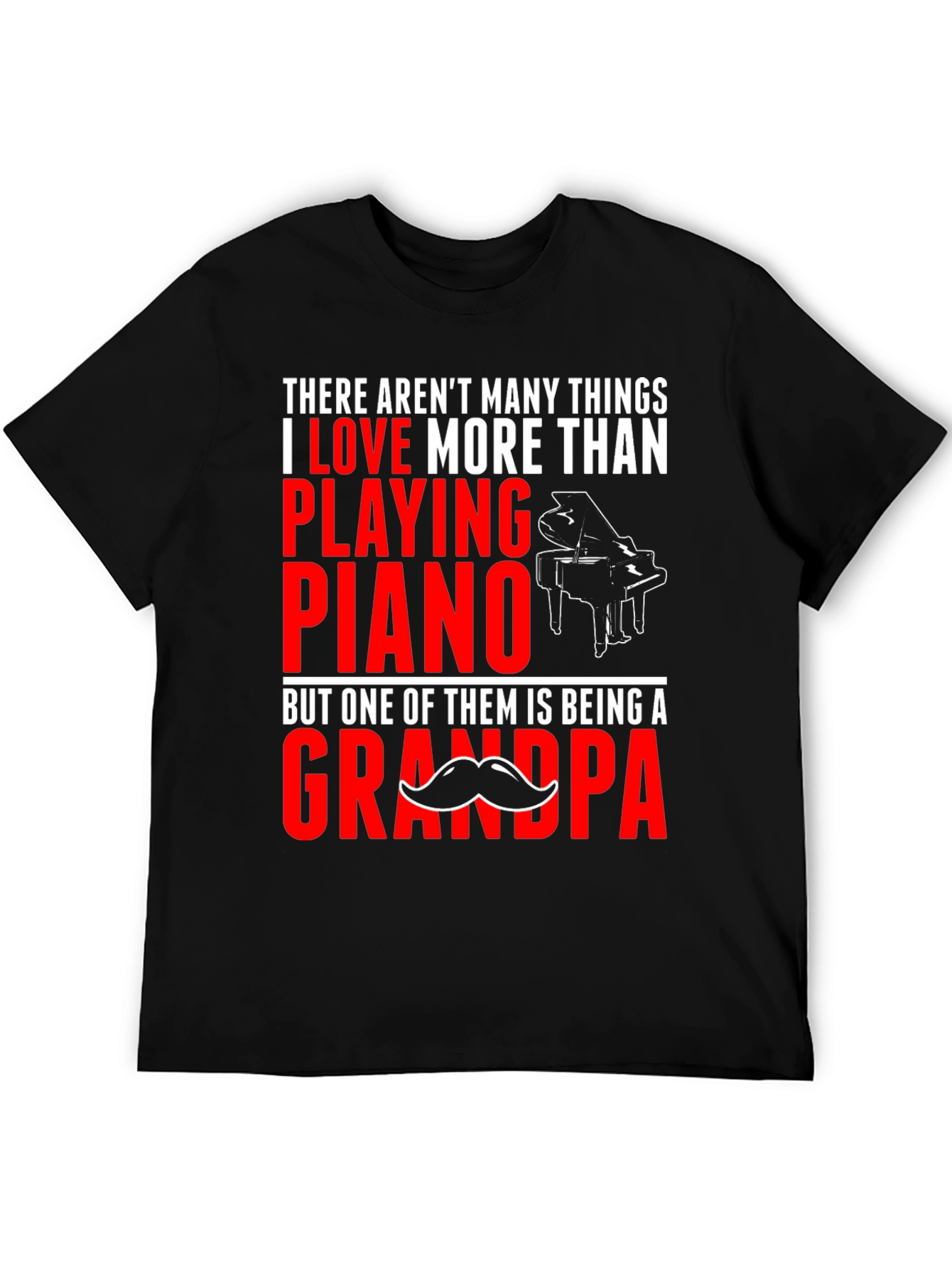 Piano Playing Grandpa T-Shirt