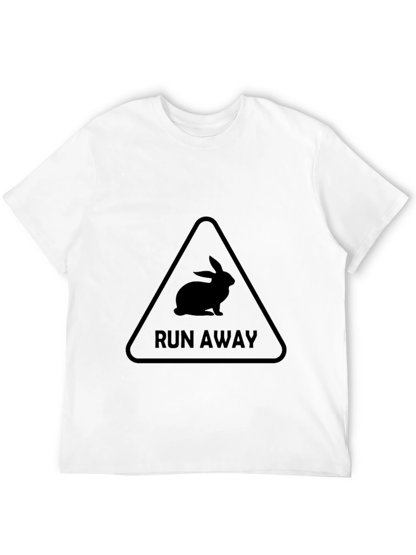 Run Away Bunny T-Shirt - Warning Sign Tee