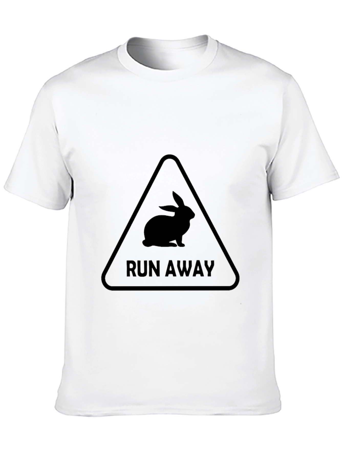Run Away Bunny T-Shirt - Warning Sign Tee