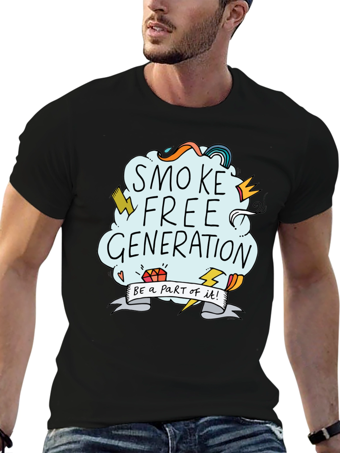 Smoke Free Generation Graphic Tee