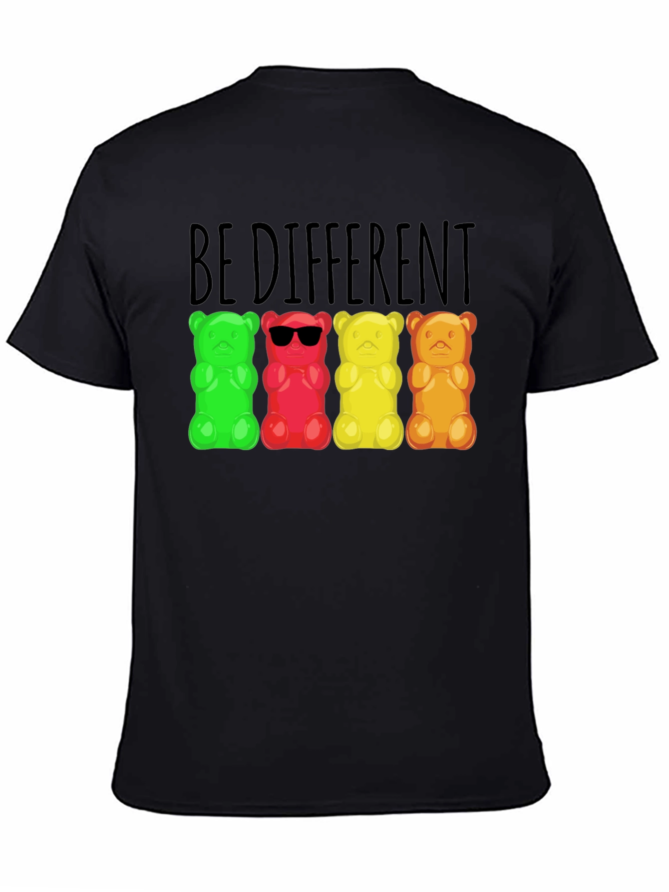 Be Different Gummy Bear Graphic Tee
