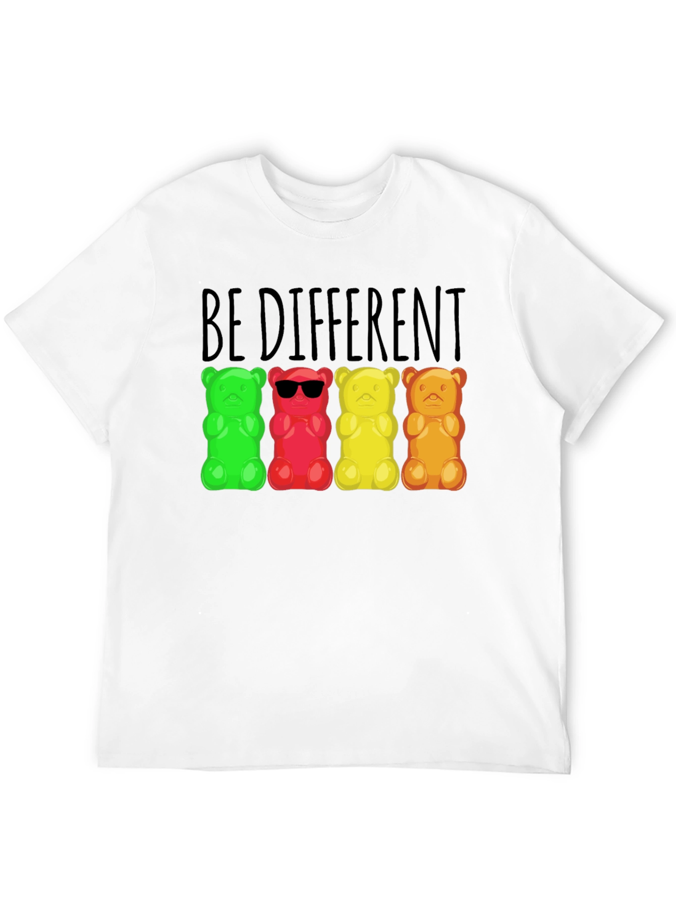 Be Different Gummy Bear Graphic Tee