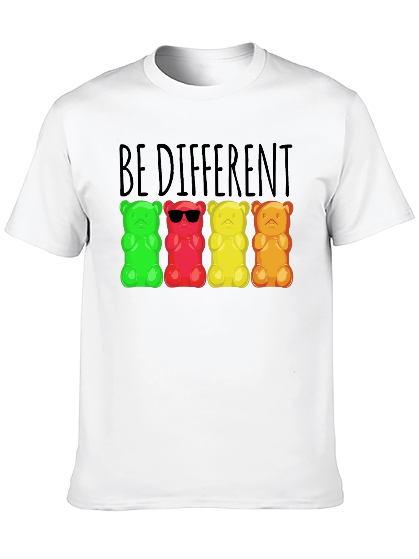 Be Different Gummy Bear Graphic Tee
