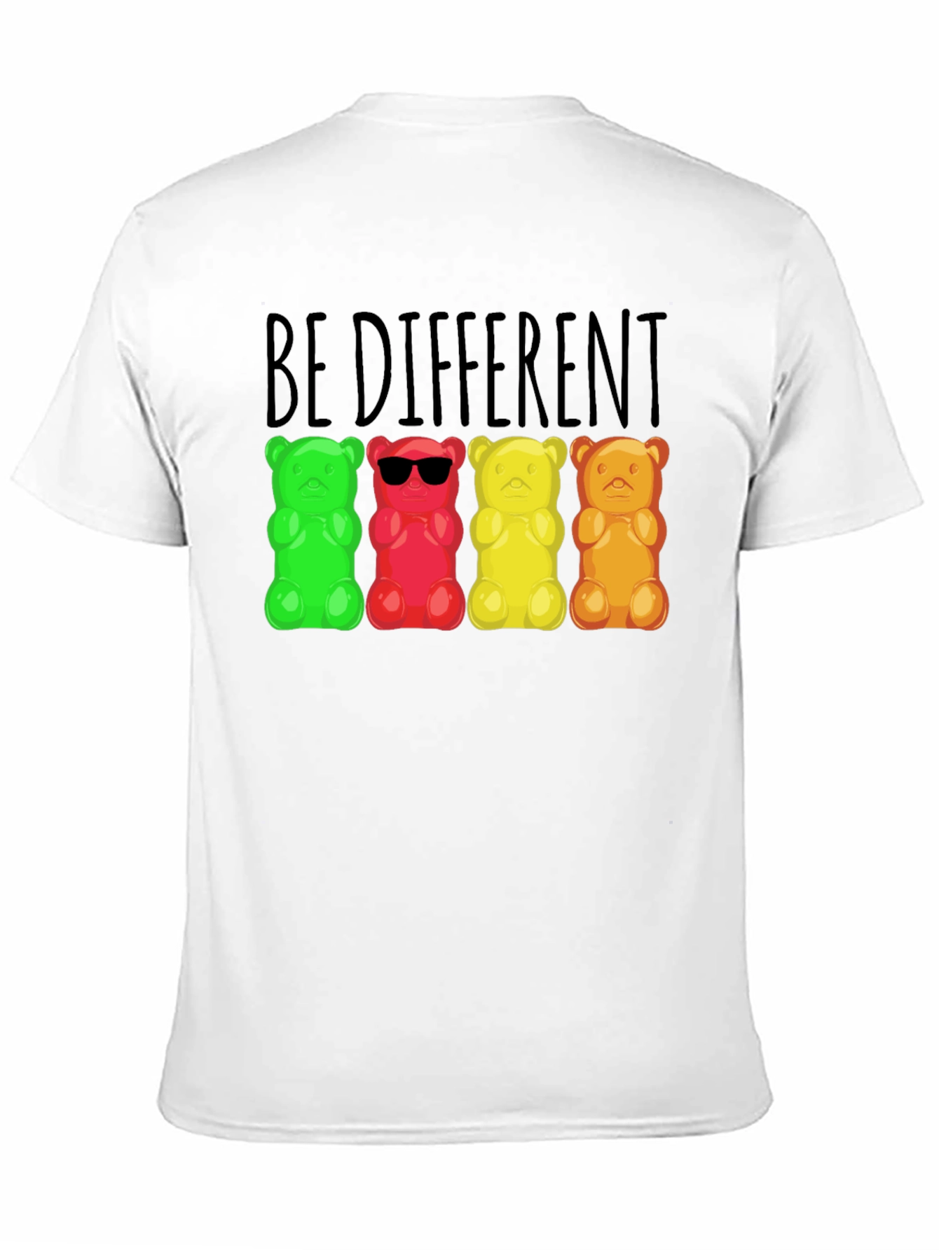 Be Different Gummy Bear Graphic Tee