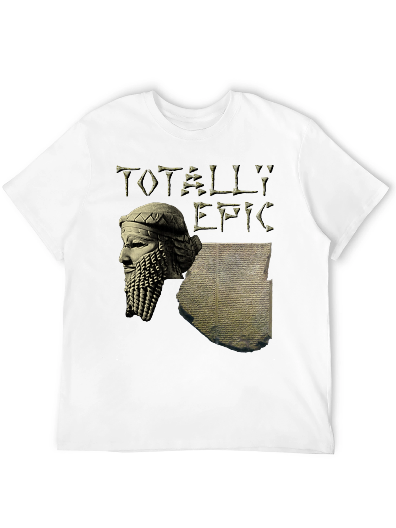 Totally Epic Gilgamesh T-Shirt - Black Cotton Tee