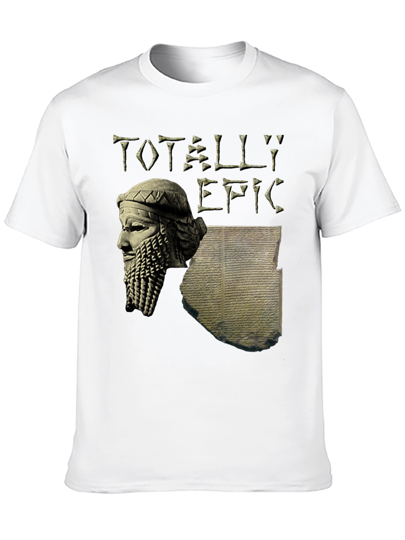 Totally Epic Gilgamesh T-Shirt - Black Cotton Tee