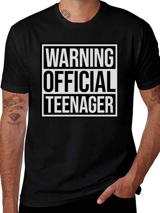 Warning Official Teenager T-Shirt