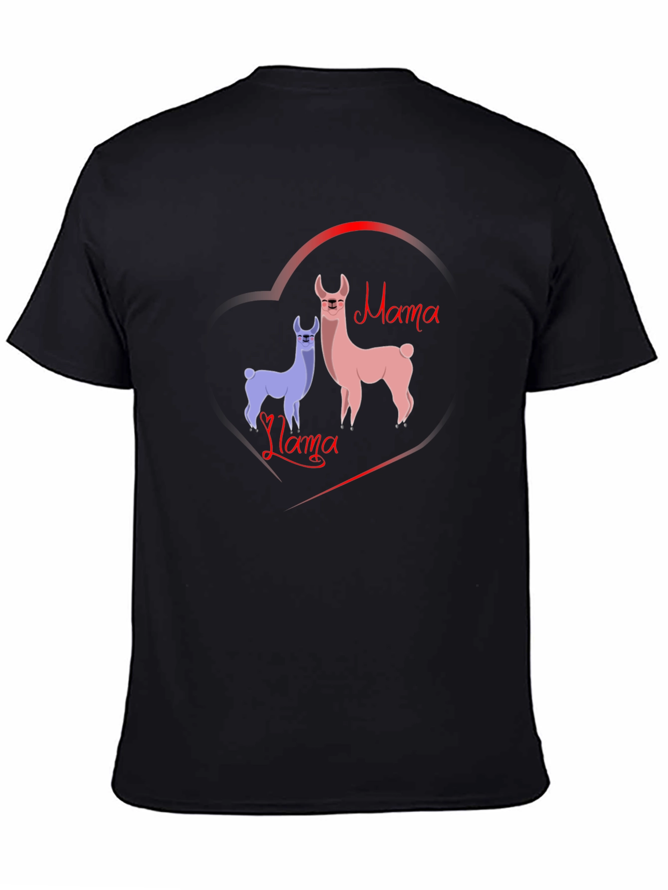 Mama Llama T-Shirt - Cute Cartoon Graphic Tee