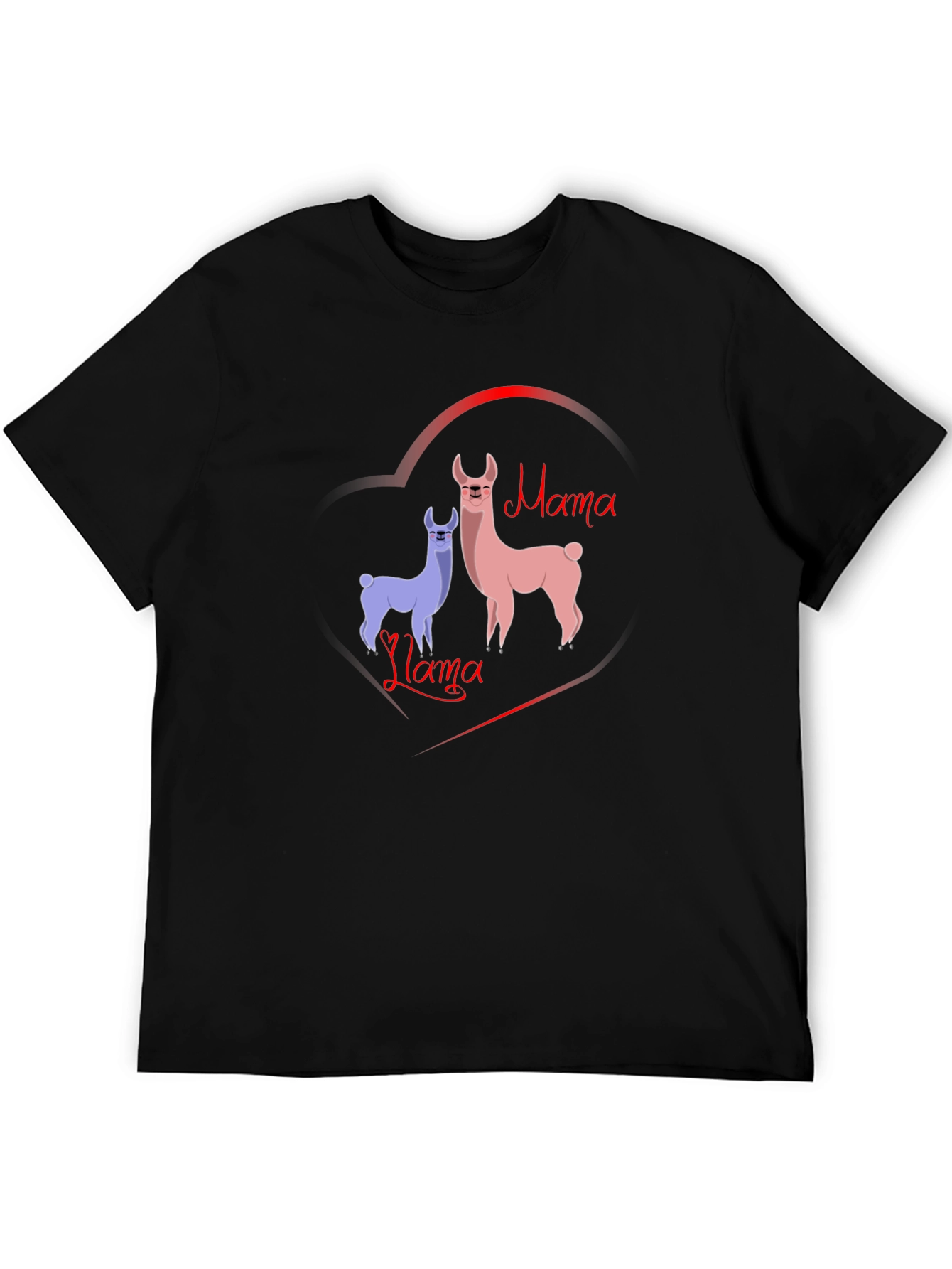 Mama Llama T-Shirt - Cute Cartoon Graphic Tee