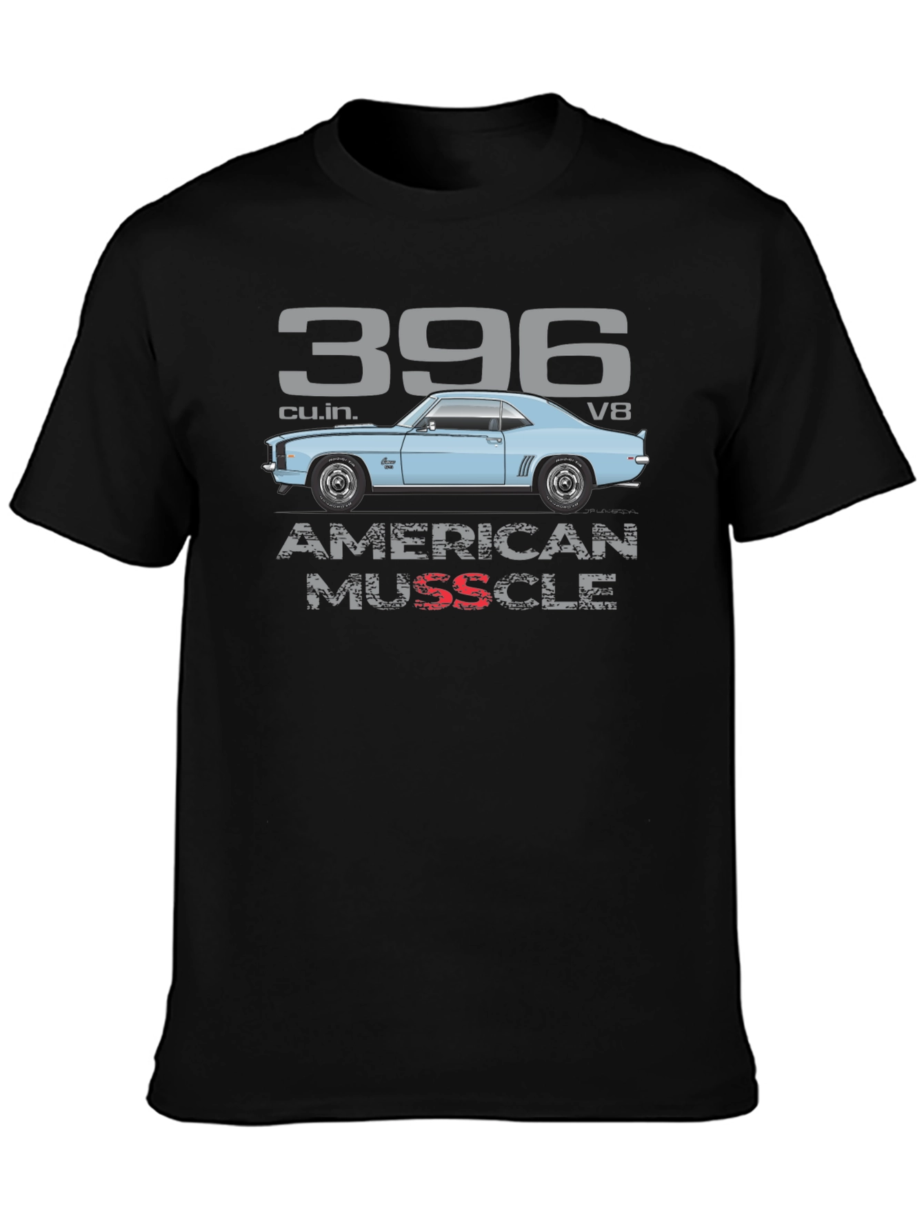 American Muscle Car T-Shirt - 396 V8