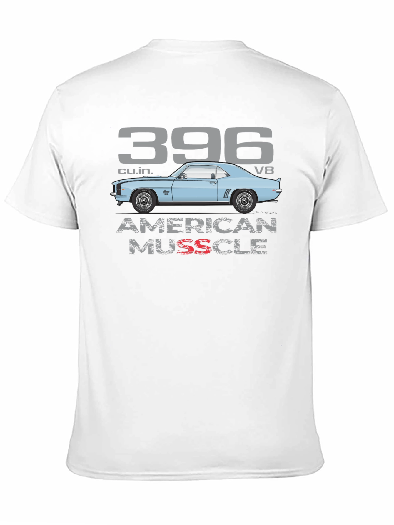 American Muscle Car T-Shirt - 396 V8