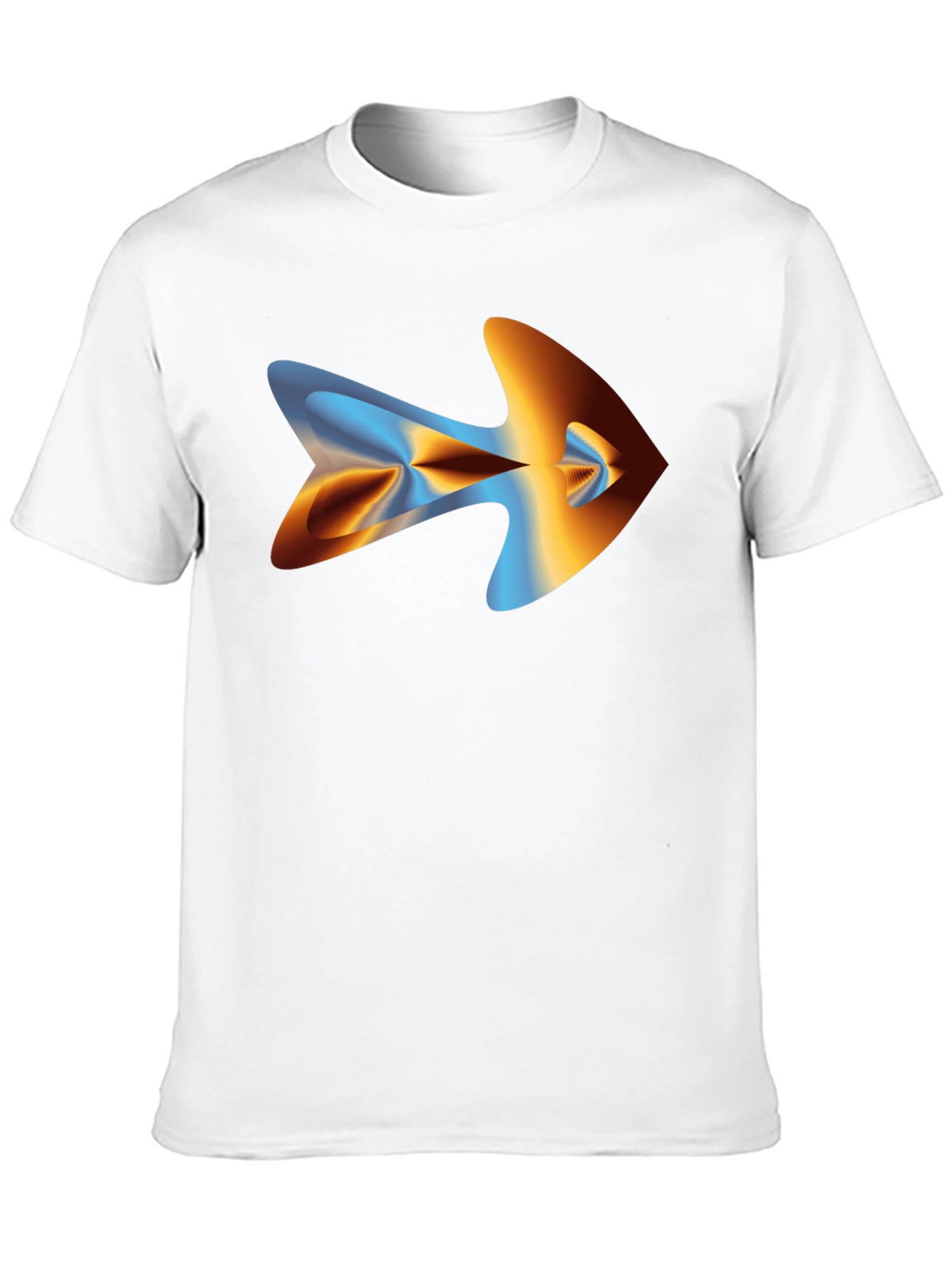 Abstract Arrow Graphic Tee - Mens Black T-Shirt